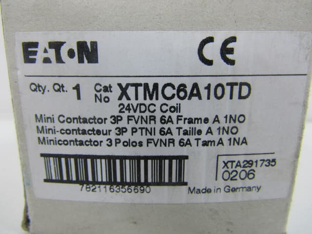 XTMC6A10TD Part Image. Manufactured by Eaton.