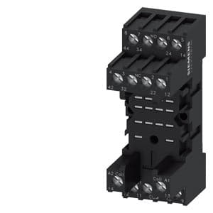 Siemens LZS:PT78740 Plug-in socket for PT relay 4 changeover contacts screw terminal Siemens LZS:PT78740 Plug-in socket for PT relay 4 changeover contacts screw terminal