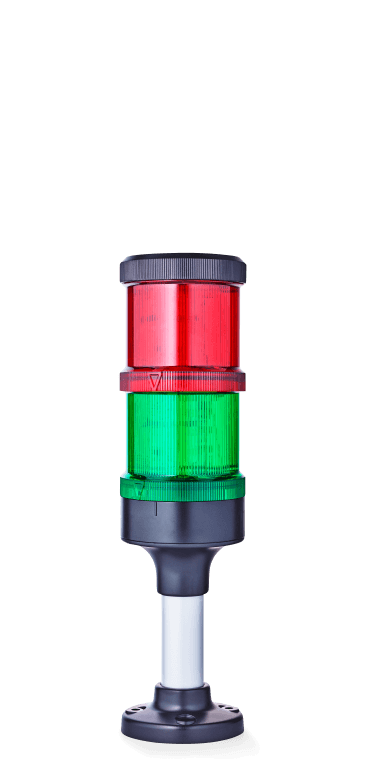 Auer Signal ECO70-Q02 ECO70-Q02, signaltower ECOmodul70, 24V AC/DC, preconfigured: XDC LED steady light red, XDC LED steady light green, XMR Pole mount base, 100 mm, aluminium tube with plastic foot Auer Signal ECO70-Q02 ECO70-Q02, signaltower ECOmodul70, 24V AC/DC, preconfigured: XDC LED steady light red, XDC LED steady light green, XMR Pole mount base, 100 mm, aluminium tube with plastic foot
