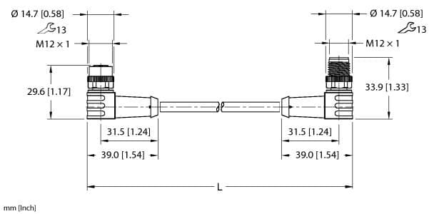 EKWB-ESWB-A4.400-GC2K-2 Part Image. Manufactured by Turck.