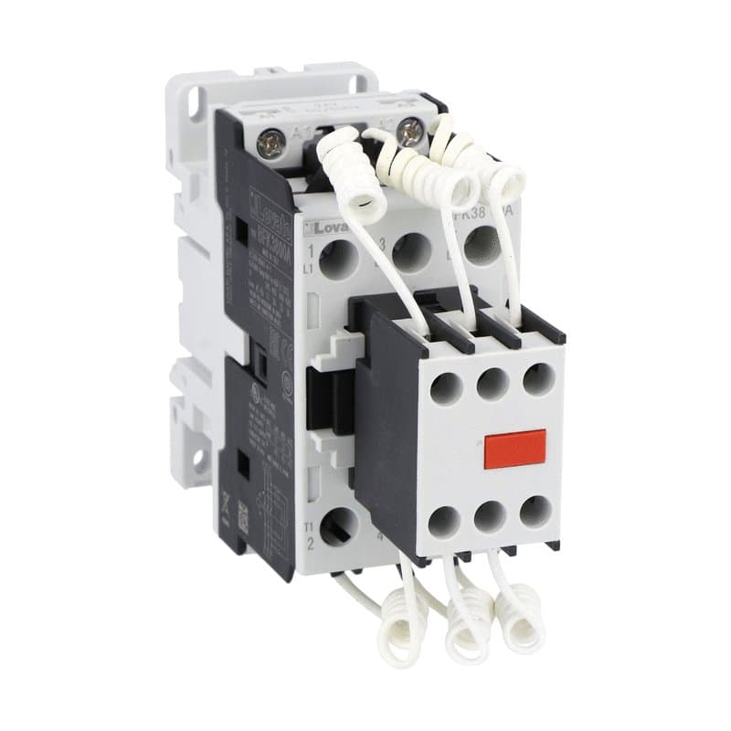 Lovato Electric BFK3800A02460 BFK3800A02460 Lovato - Contactor for power factor correction with AC control circuit, including limiting resistors, maximum IEC operational power 400V = 30kvar, coil 24VAC 60Hz Lovato Electric BFK3800A02460 BFK3800A02460 Lovato - Contactor for power factor correction with AC control circuit, including limiting resistors, maximum IEC operational power 400V = 30kvar, coil 24VAC 60Hz