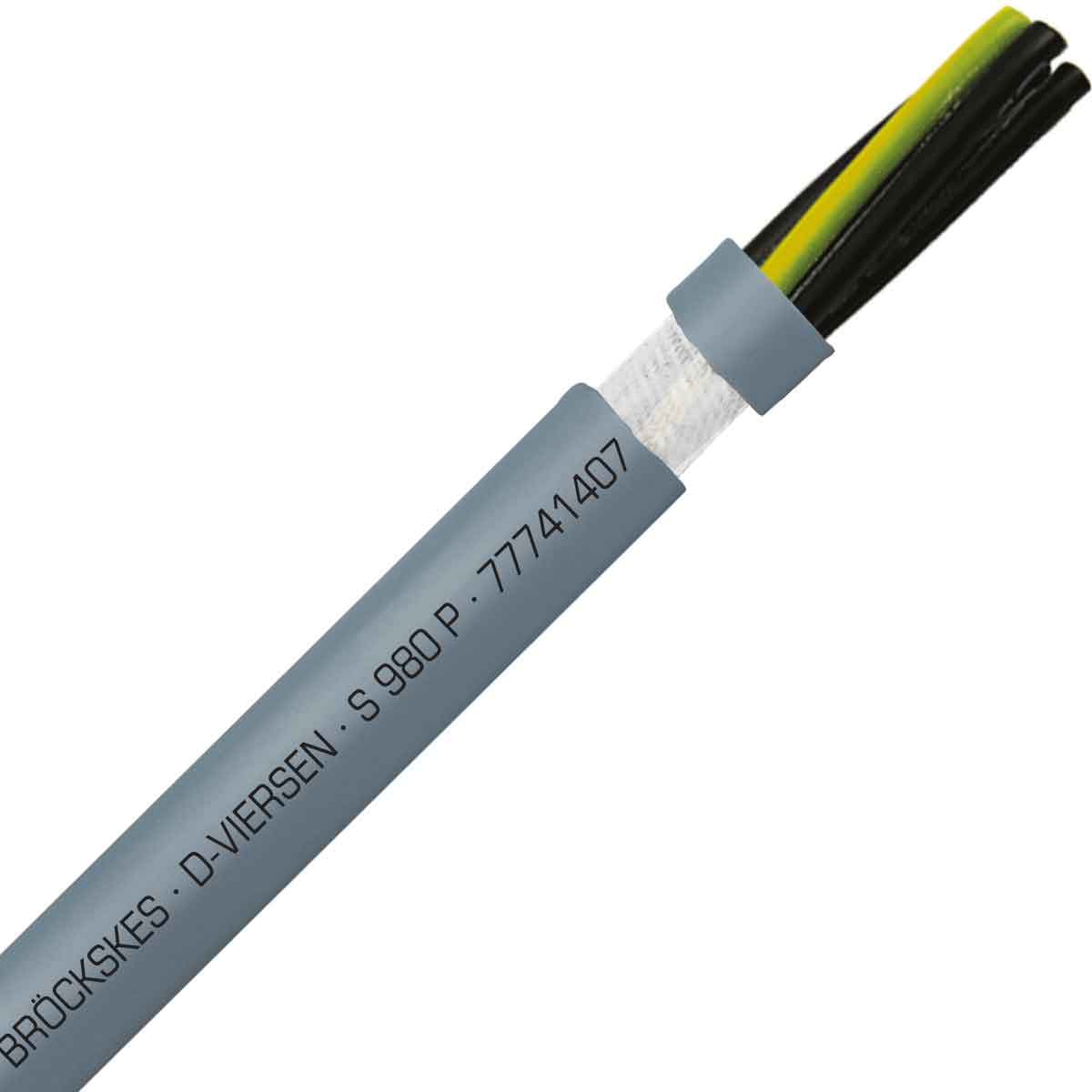 SAB 77741407 S 980 P - 14 AWG/7c, high speed continuous flex heavy duty halogen-free PUR control cable, UL, CSA, CE, RoHS SAB 77741407 S 980 P - 14 AWG/7c, high speed continuous flex heavy duty halogen-free PUR control cable, UL, CSA, CE, RoHS