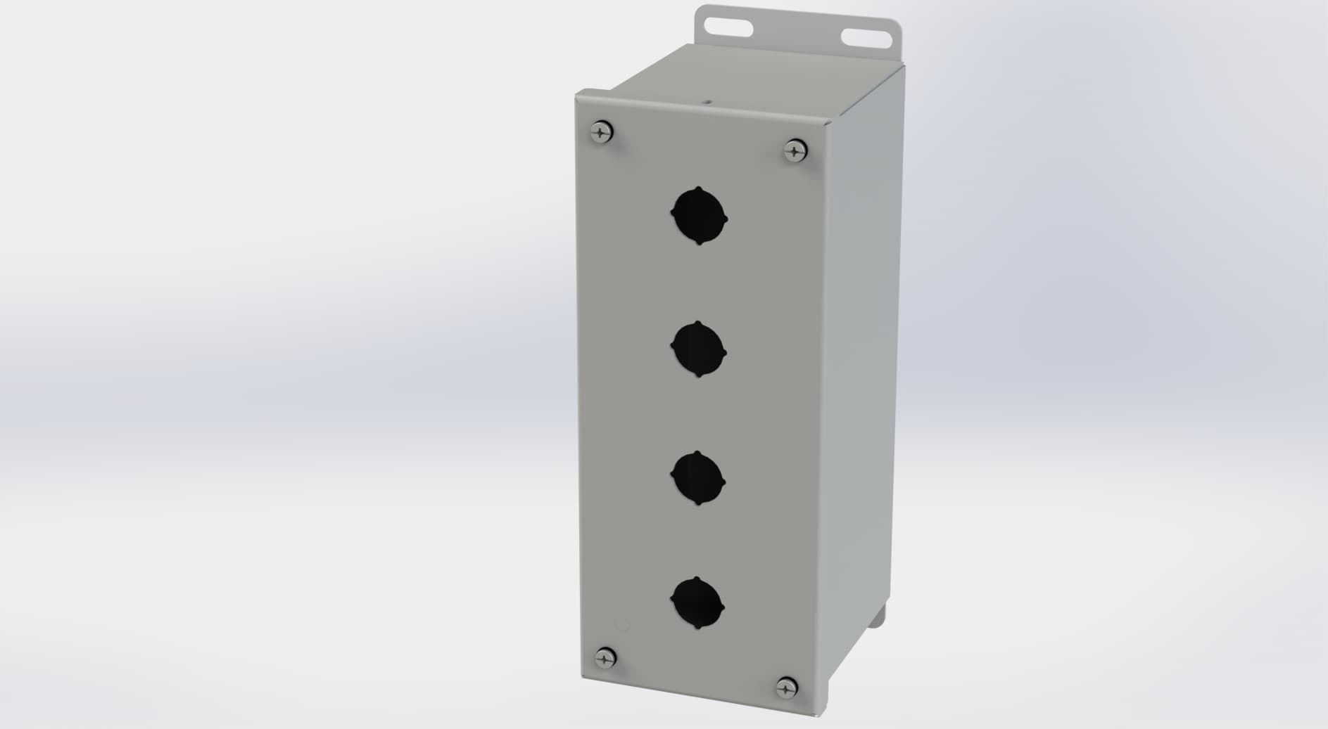 Saginaw Control SCE-4PBXI PBXI Enclosure, Height:10.00", Width:4.00", Depth:4.75", ANSI-61 gray powder coating inside and out. Saginaw Control SCE-4PBXI PBXI Enclosure, Height:10.00", Width:4.00", Depth:4.75", ANSI-61 gray powder coating inside and out.