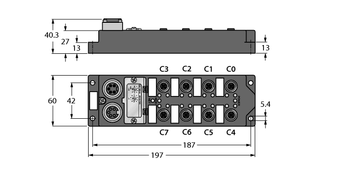 Turck FDNL-XSG16-T FDNL-XSG16-T Turck - FDNL-XSG16-T I/O Module for DeviceNet Turck FDNL-XSG16-T FDNL-XSG16-T Turck - FDNL-XSG16-T I/O Module for DeviceNet