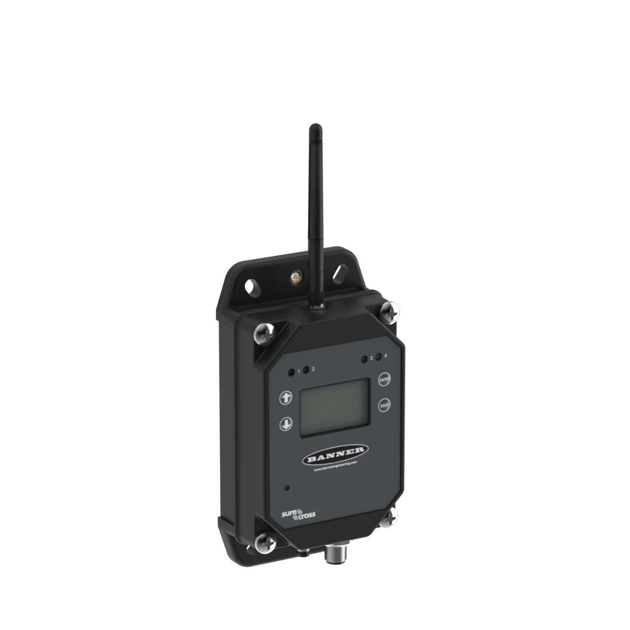 Banner DXM1200-B1R3 DXM1200 Controller; DX80 Performance Gateway 2.4 GHz 65 mW; M7 Processor, 16MB Memory, LCD Display; RS485, Ethernet (M8) Banner DXM1200-B1R3 DXM1200 Controller; DX80 Performance Gateway 2.4 GHz 65 mW; M7 Processor, 16MB Memory, LCD Display; RS485, Ethernet (M8)