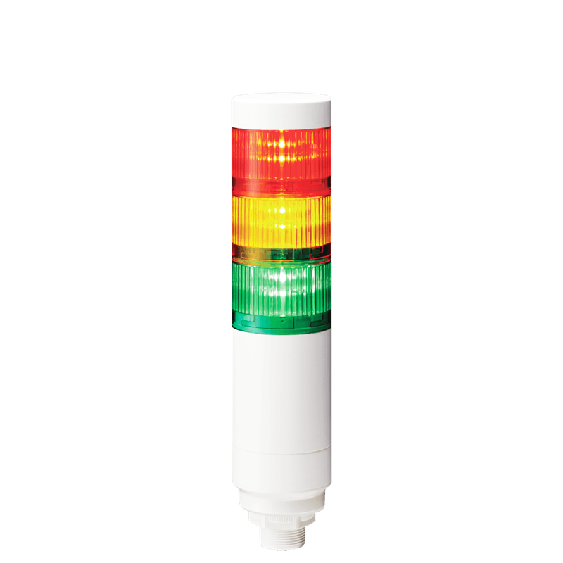 Patlite LR6-302WCNW-RYG-FB295 IP69K Rated 3-tier, RYG 60mm Washdown Safe Signal Tower with M12 Connector, Multi-mount: 30mm panel or 1/2" NPT, 24V DC Patlite LR6-302WCNW-RYG-FB295 IP69K Rated 3-tier, RYG 60mm Washdown Safe Signal Tower with M12 Connector, Multi-mount: 30mm panel or 1/2" NPT, 24V DC