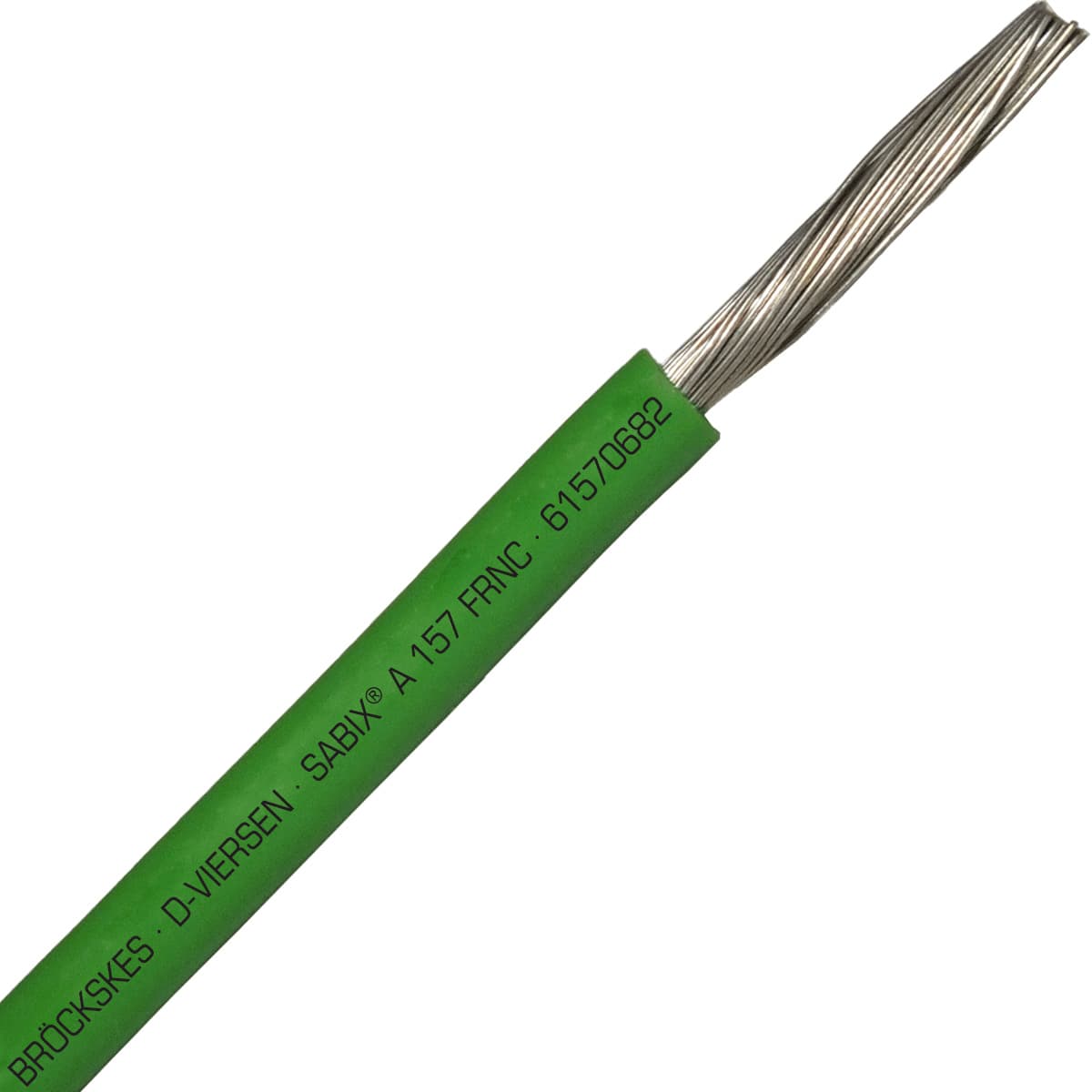 SAB 61570682 SABIX A 157 FRNC - 16 AWG/1c, flame retardant halogen-free 1000V green hook-up wire, UL, CE, RoHS SAB 61570682 SABIX A 157 FRNC - 16 AWG/1c, flame retardant halogen-free 1000V green hook-up wire, UL, CE, RoHS