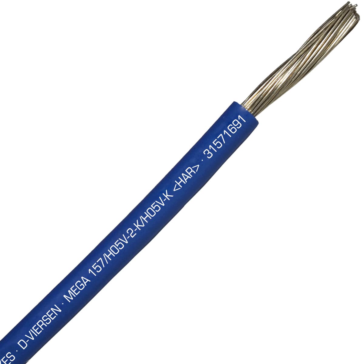 SAB 31571691 MEGA 157/H05V2-K/H05V-K (HAR/UL/CSA/CE) - 2 AWG hook-up wire, Dark Blue SAB 31571691 MEGA 157/H05V2-K/H05V-K (HAR/UL/CSA/CE) - 2 AWG hook-up wire, Dark Blue