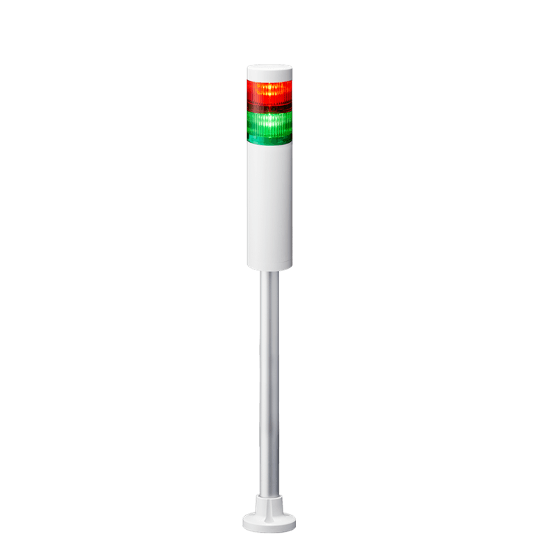 Patlite LR6-2M2PJNW-RG 60mm, 2 tier Signal Tower, 100-240V AC, Pole Mount/Cable, No Flashing/Buzzer, Off-white Patlite LR6-2M2PJNW-RG 60mm, 2 tier Signal Tower, 100-240V AC, Pole Mount/Cable, No Flashing/Buzzer, Off-white