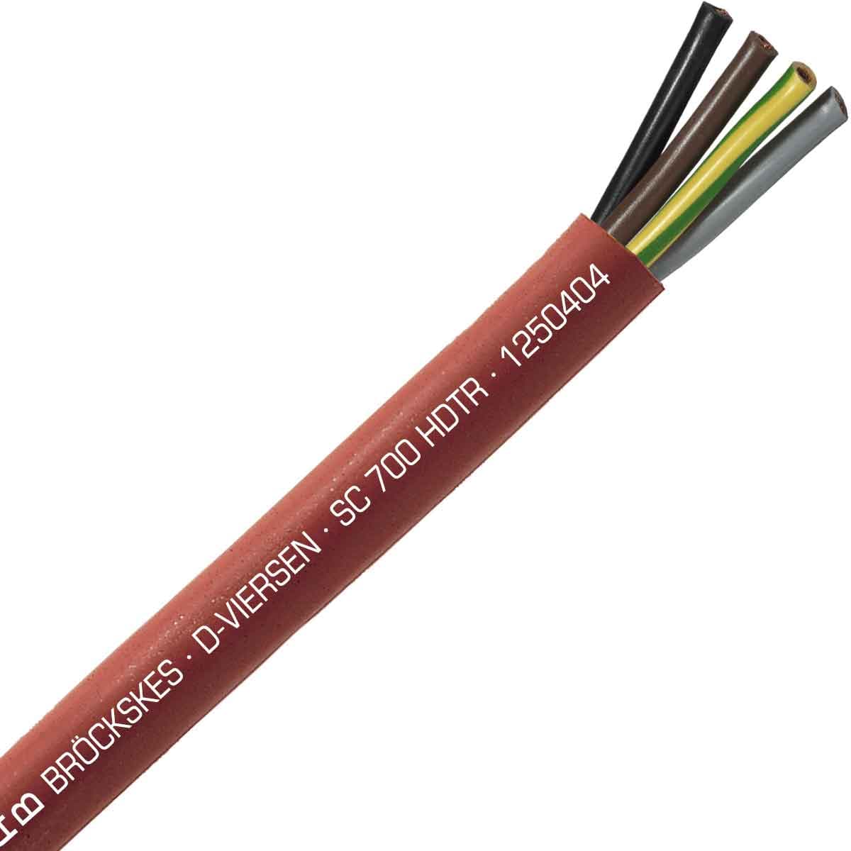 SAB 1250404 SC 700 HDTR - 4 AWG/4c, halogen-free high temperature silicone cable, UL, CSA, CE, RoHS SAB 1250404 SC 700 HDTR - 4 AWG/4c, halogen-free high temperature silicone cable, UL, CSA, CE, RoHS