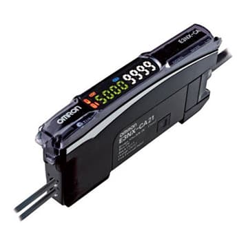 Omron E3NX-CA8 E3NX-CA8, Color Mark Fiber Amplifier, Housing Material: Plastic, Light Source: White LED, Operation: L-ON / D-ON Selectable Omron E3NX-CA8 E3NX-CA8, Color Mark Fiber Amplifier, Housing Material: Plastic, Light Source: White LED, Operation: L-ON / D-ON Selectable