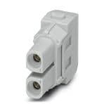 Phoenix Contact 1417387 Contact insert module, number of positions: 2, power contacts: 2, control contacts: 0, Socket, Axial screw connection, 830 V, 40 A, 2.5 mm² ... 10 mm², application: Power Phoenix Contact 1417387 Contact insert module, number of positions: 2, power contacts: 2, control contacts: 0, Socket, Axial screw connection, 830 V, 40 A, 2.5 mm² ... 10 mm², application: Power