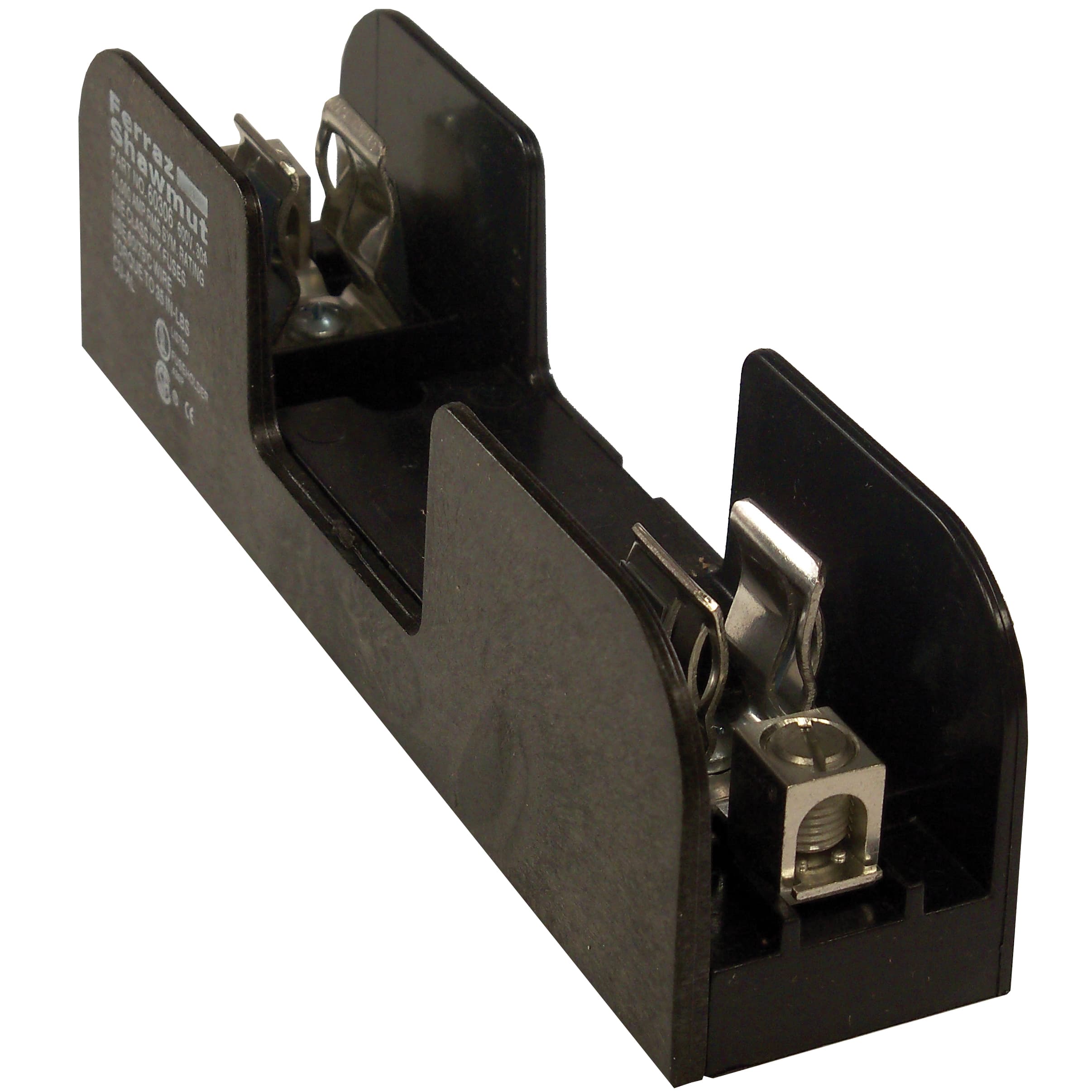 Mersen 60306 60306 Mersen - Fuse Block 600VAC 600VDC Class H/K 30A 1-Pole Box with Reinforced Clip Mersen 60306 60306 Mersen - Fuse Block 600VAC 600VDC Class H/K 30A 1-Pole Box with Reinforced Clip