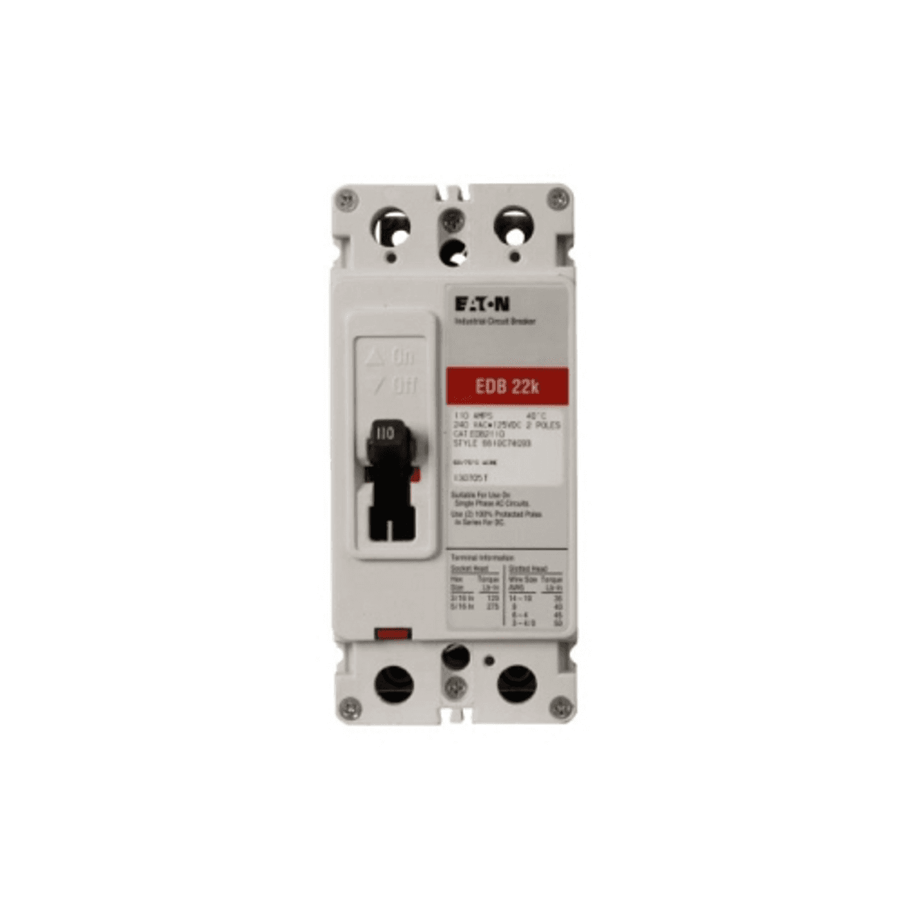 Crouse Hinds EDB2150 Crouse-Hinds EDB2150 Molded Case Breakers (MCCBs) 2P 150A Crouse Hinds EDB2150 Crouse-Hinds EDB2150 Molded Case Breakers (MCCBs) 2P 150A