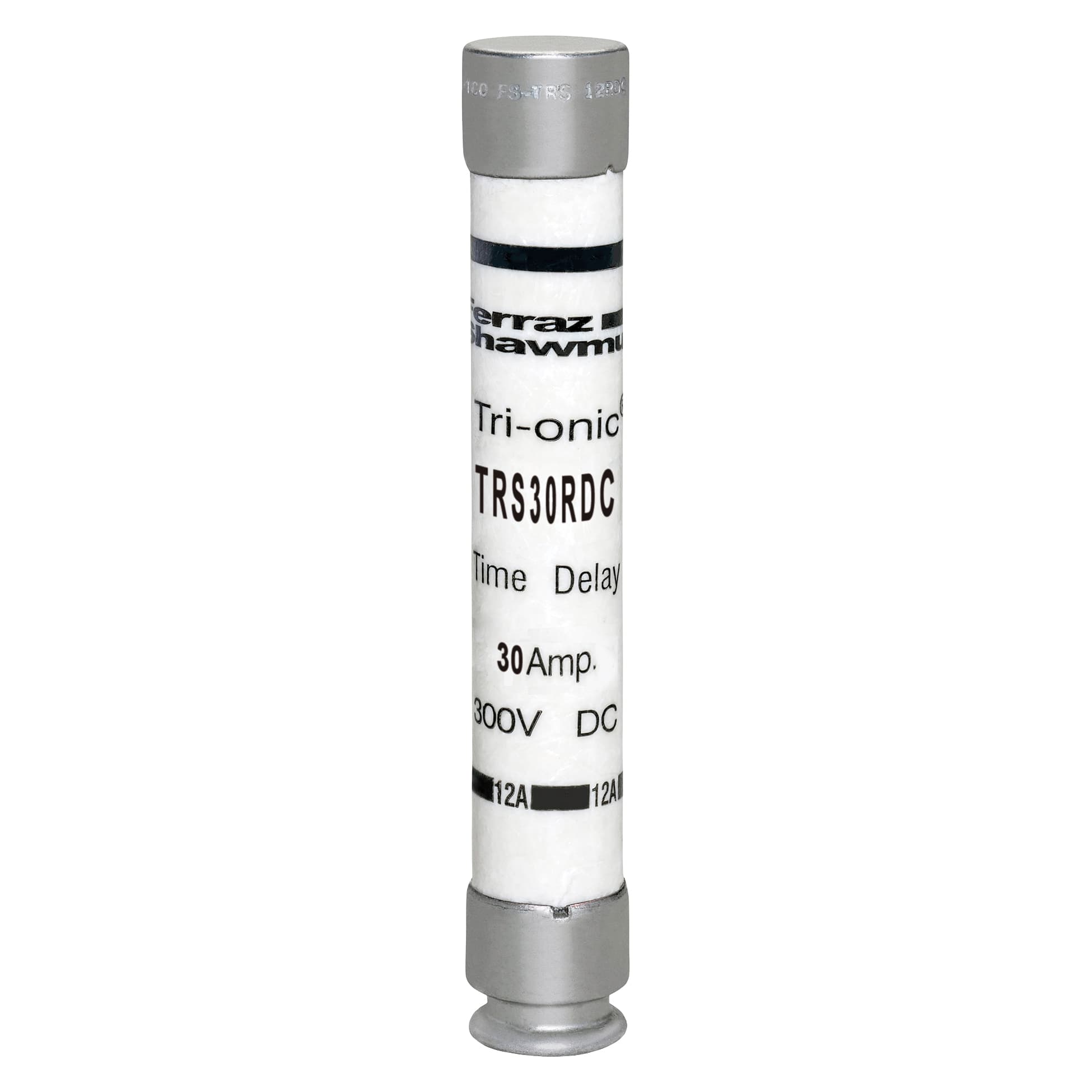 Mersen TRS30RDC TRS30RDC Mersen - Fuse TRS-RDC - Class RK5 - Time-Delay 300VDC 30A Ferrule Tri-Onic® Mersen TRS30RDC TRS30RDC Mersen - Fuse TRS-RDC - Class RK5 - Time-Delay 300VDC 30A Ferrule Tri-Onic®