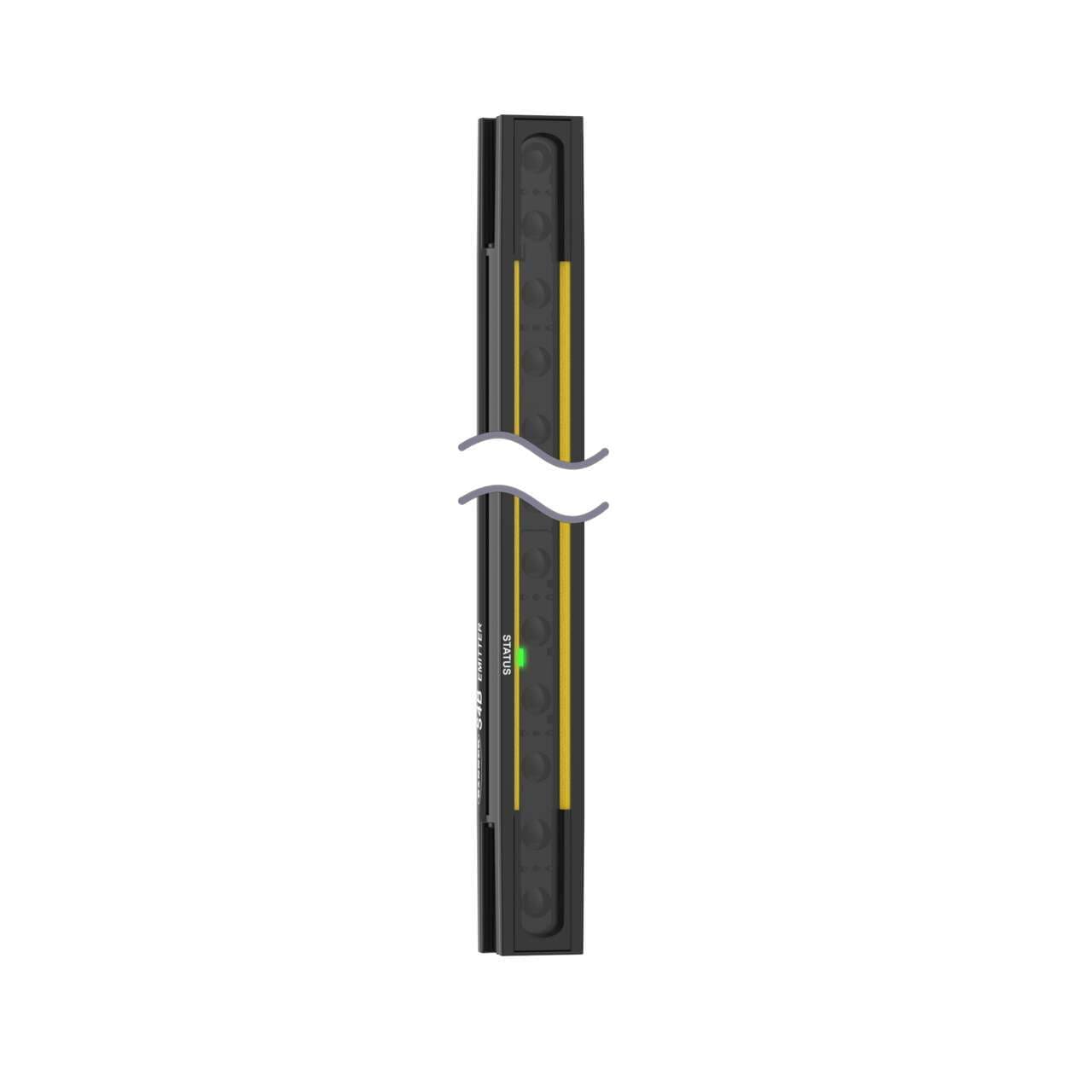 Banner S4BE30-1350-S Banner S4BE30-1350-S - S4B Type 4 Safety Light Curtain, Emitter; Resolution: 30 mm; Range: 12 m (40 ft); Defined Area: 1350 mm (53.1 in); Housing: Black; Connection: Removable Disconnect (RD); Mounting Hardware and Cordset/M12 Pigtail Ordered Separately Banner S4BE30-1350-S Banner S4BE30-1350-S - S4B Type 4 Safety Light Curtain, Emitter; Resolution: 30 mm; Range: 12 m (40 ft); Defined Area: 1350 mm (53.1 in); Housing: Black; Connection: Removable Disconnect (RD); Mounting Hardware and Cordset/M12 Pigtail Ordered Separately