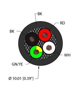 Turck BLK,PVC,4X14,TCERDB BLK,PVC,4X14,TCERDB Turck - BLK,PVC,4X14,TCERDB Power Tray/Exposed Run/Direct Burial Cable, Reelfast™ Bulk Cable Turck BLK,PVC,4X14,TCERDB BLK,PVC,4X14,TCERDB Turck - BLK,PVC,4X14,TCERDB Power Tray/Exposed Run/Direct Burial Cable, Reelfast™ Bulk Cable