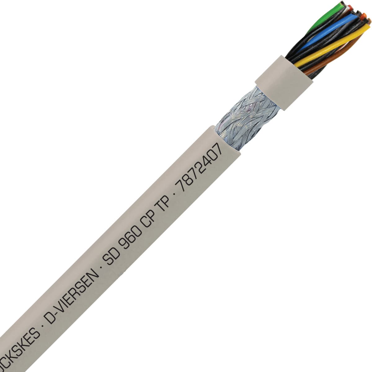 SAB 7872407 SD 960 CP TP - 24 AWG/7pr, shielded oil resistant continuous flex paired data cable, UL, CSA, CE, RoHS SAB 7872407 SD 960 CP TP - 24 AWG/7pr, shielded oil resistant continuous flex paired data cable, UL, CSA, CE, RoHS