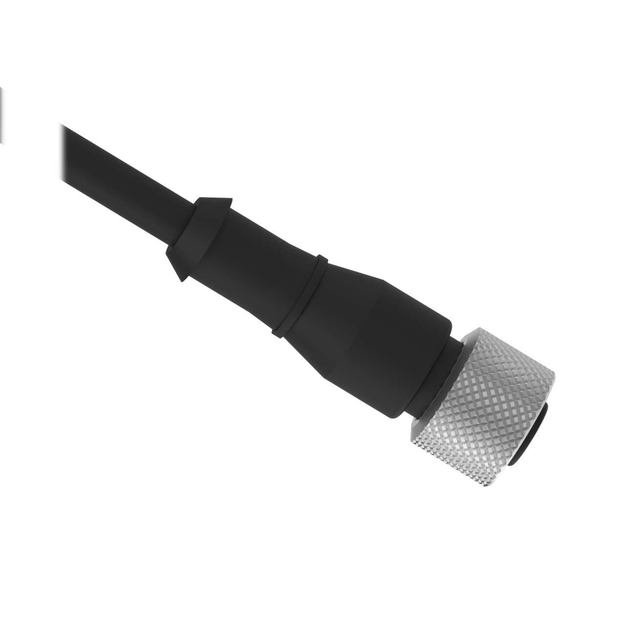Banner MQDEC2-430 Cordset: Single Ended M12; 4-pin Straight Female Connector; 9 m (29.53 ft) 4x22 Shielded Black PVC Jacket; Nickel-Plated Brass Coupling Nut Banner MQDEC2-430 Cordset: Single Ended M12; 4-pin Straight Female Connector; 9 m (29.53 ft) 4x22 Shielded Black PVC Jacket; Nickel-Plated Brass Coupling Nut