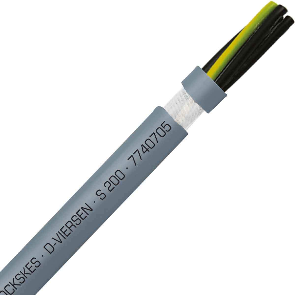 SAB 7740705 S 200 - 20 AWG/7c, halogen free continuous flex oil resistant data & control cable, CE, RoHS SAB 7740705 S 200 - 20 AWG/7c, halogen free continuous flex oil resistant data & control cable, CE, RoHS