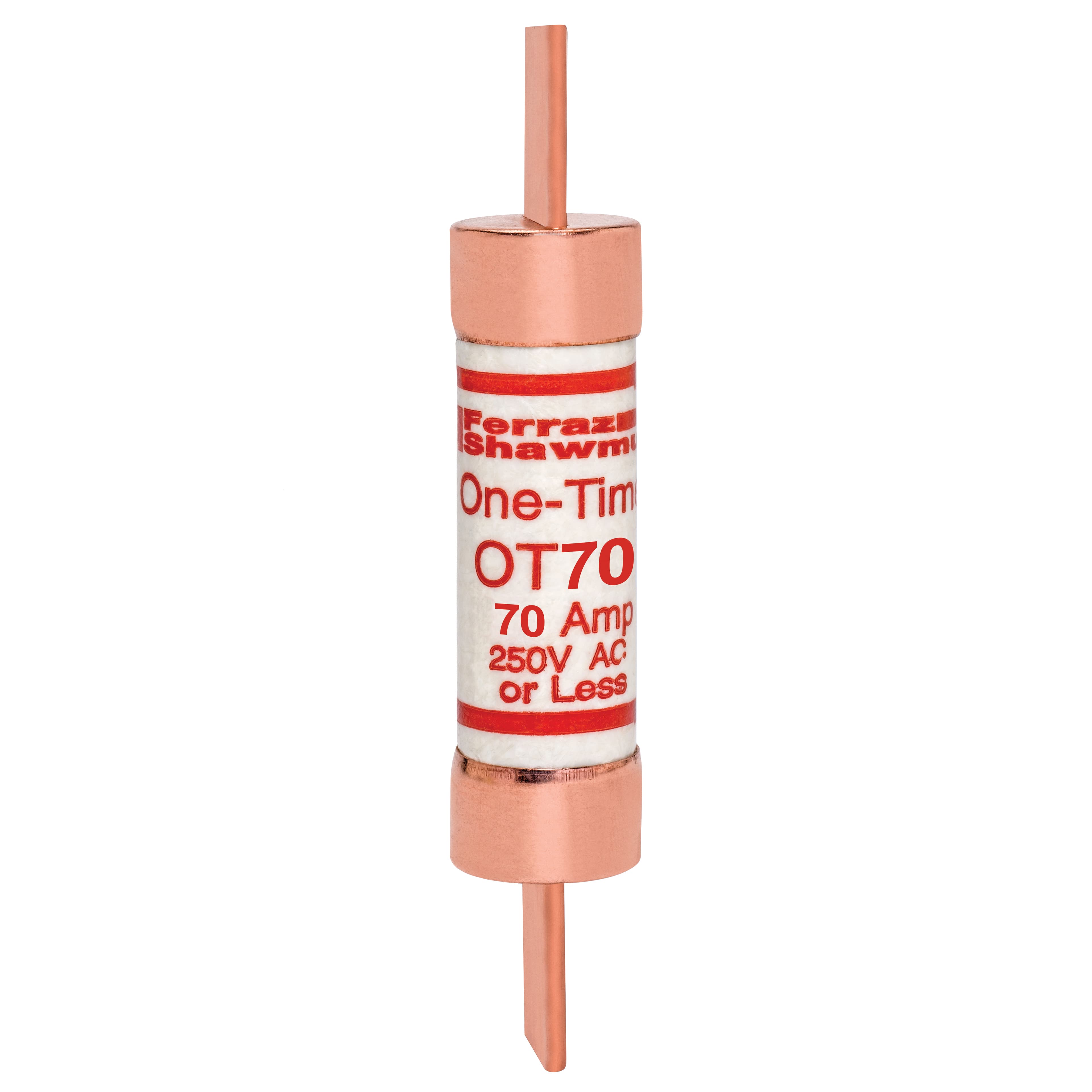 Mersen OT70 OT70 Mersen - Fuse OT - Class K5 - Fast-Acting 250VAC 250VDC 70A Blade Amp-Trap® Mersen OT70 OT70 Mersen - Fuse OT - Class K5 - Fast-Acting 250VAC 250VDC 70A Blade Amp-Trap®