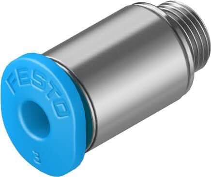 Festo 153313 push-in fitting QSM-M5-3-I male thread with internal hexagon socket. Size: Mini, Nominal size: 1,9 mm, Type of seal on screw-in stud: Sealing ring, Assembly position: Any, Container size: 10 Festo 153313 push-in fitting QSM-M5-3-I male thread with internal hexagon socket. Size: Mini, Nominal size: 1,9 mm, Type of seal on screw-in stud: Sealing ring, Assembly position: Any, Container size: 10