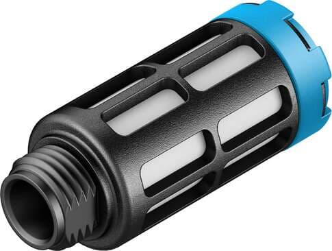 Festo 534222 silencer U-1/8-50 For reducing noise and avoiding contamination at the exhaust ports of pneumatic components. Assembly position: Any, Container size: 50, Operating pressure: 0 - 10 bar, Flow rate to atmosphere: 2000 l/min, Operating medium: Compressed air Festo 534222 silencer U-1/8-50 For reducing noise and avoiding contamination at the exhaust ports of pneumatic components. Assembly position: Any, Container size: 50, Operating pressure: 0 - 10 bar, Flow rate to atmosphere: 2000 l/min, Operating medium: Compressed air