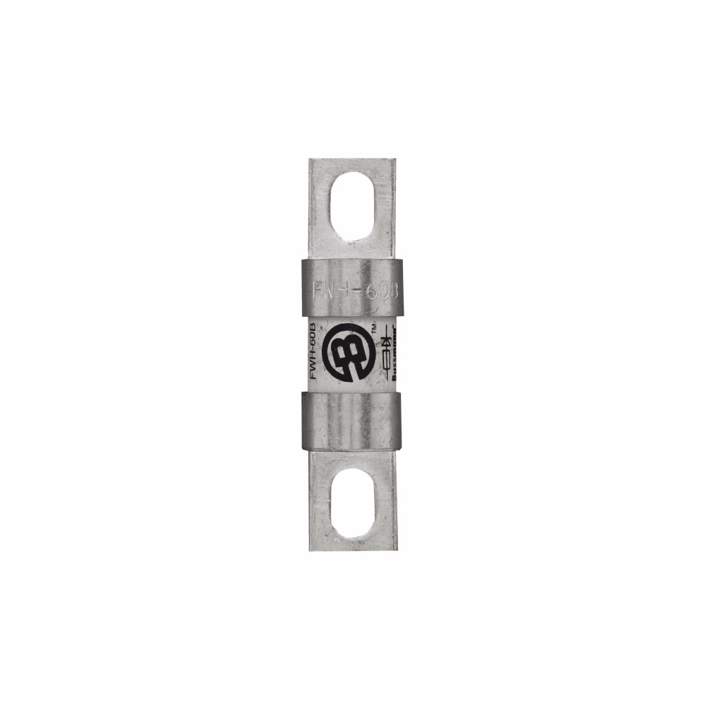 Cooper Bussmann FWH-60B FWH-60B Cooper Bussmann - Eaton Bussmann series FWH high speed fuse, 1000 Vdc, 60A, 200 kAIC at 1000 Vac, 50 kAIC at 500 Vdc, None, High speed fuse, Blade end X blade end, Stud Cooper Bussmann FWH-60B FWH-60B Cooper Bussmann - Eaton Bussmann series FWH high speed fuse, 1000 Vdc, 60A, 200 kAIC at 1000 Vac, 50 kAIC at 500 Vdc, None, High speed fuse, Blade end X blade end, Stud