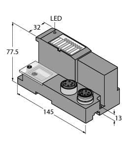 Turck BL67-GW-DN BL67-GW-DN Turck - BL67-GW-DN Gateway for BL67 I/O system, Interface for DeviceNet™ Turck BL67-GW-DN BL67-GW-DN Turck - BL67-GW-DN Gateway for BL67 I/O system, Interface for DeviceNet™