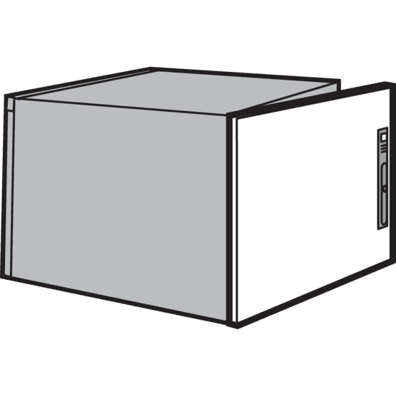 Hoffman PDS56R Doors for Rear of ProLine Sloped Tops, fits 507x600mm, Painted Hoffman PDS56R Doors for Rear of ProLine Sloped Tops, fits 507x600mm, Painted