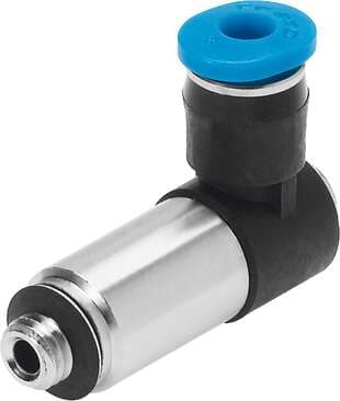 Festo 130835 push-in L-fitting, long QSMLLV-M5-4-I 360° orientable, external thread with internal hexagon. Size: Mini, Nominal size: 1,8 mm, Type of seal on screw-in stud: Sealing ring, Assembly position: Any, Container size: 10 Festo 130835 push-in L-fitting, long QSMLLV-M5-4-I 360° orientable, external thread with internal hexagon. Size: Mini, Nominal size: 1,8 mm, Type of seal on screw-in stud: Sealing ring, Assembly position: Any, Container size: 10