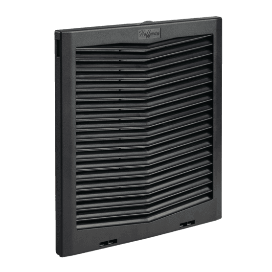Hoffman HG1300503 HG Filter Fan Exhaust Grilles, fits HF13 fans, 13-inch, IP55, Black Hoffman HG1300503 HG Filter Fan Exhaust Grilles, fits HF13 fans, 13-inch, IP55, Black