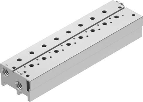Festo 576483 manifold block VABM-B10-20S-N14-8-P3 Grid dimension: 22 mm, Assembly position: Any, Max. number of valve positions: 8, Corrosion resistance classification CRC: 2 - Moderate corrosion stress, Product weight: 762 g Festo 576483 manifold block VABM-B10-20S-N14-8-P3 Grid dimension: 22 mm, Assembly position: Any, Max. number of valve positions: 8, Corrosion resistance classification CRC: 2 - Moderate corrosion stress, Product weight: 762 g