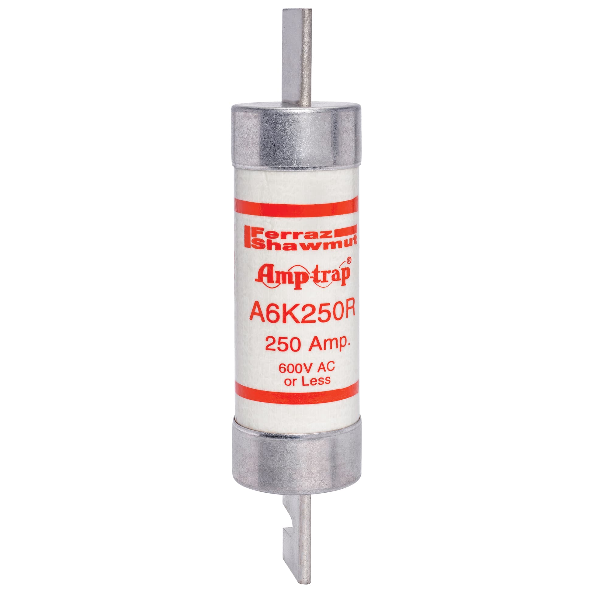 Mersen A6K250R A6K250R Mersen - Fuse A6K-R - Class RK1 - Fast-Acting 600VAC 300VDC 250A Blade Amp-Trap® Mersen A6K250R A6K250R Mersen - Fuse A6K-R - Class RK1 - Fast-Acting 600VAC 300VDC 250A Blade Amp-Trap®