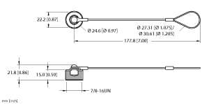 Turck RKM-CC RKM-CC Turck - RKM-CC Accessory for 7/8, Closure cap, Threaded hand tighten + lanyard Turck RKM-CC RKM-CC Turck - RKM-CC Accessory for 7/8, Closure cap, Threaded hand tighten + lanyard