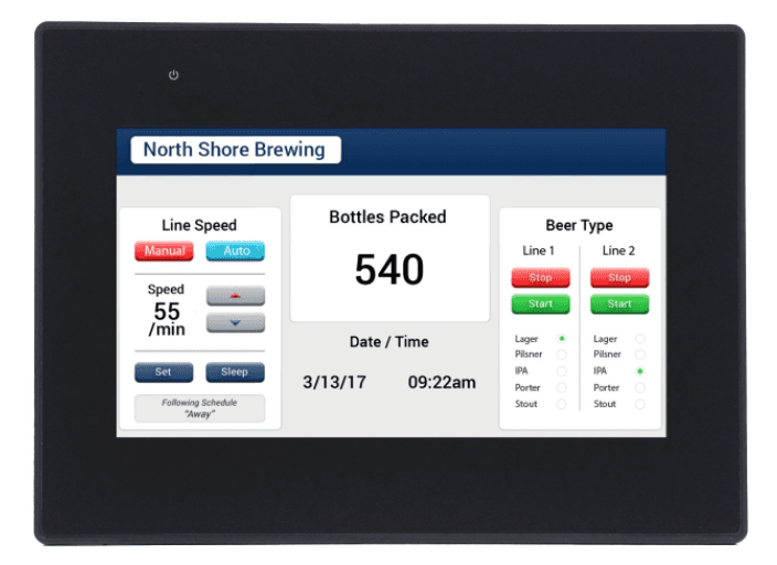 Maple Systems CMT2078X 7" Smart HMI, 2 Ethernet Ports, 1 USB Port, 2 Serial Ports Maple Systems CMT2078X 7" Smart HMI, 2 Ethernet Ports, 1 USB Port, 2 Serial Ports