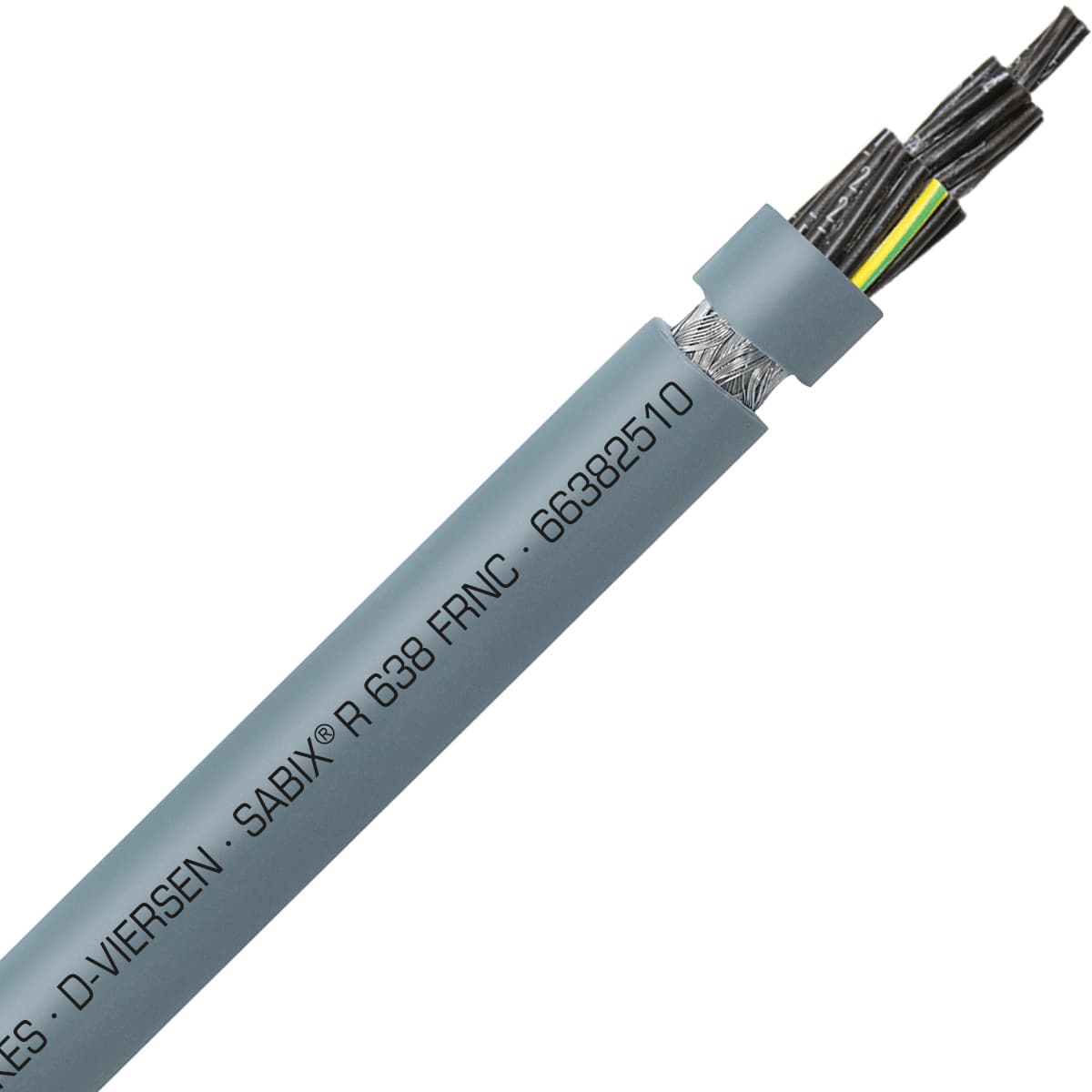 SAB 66382510 SABIX R 638 FRNC - 18 AWG/25c, shielded halogen-free flame retardant rail control cable, CE, RoHS SAB 66382510 SABIX R 638 FRNC - 18 AWG/25c, shielded halogen-free flame retardant rail control cable, CE, RoHS