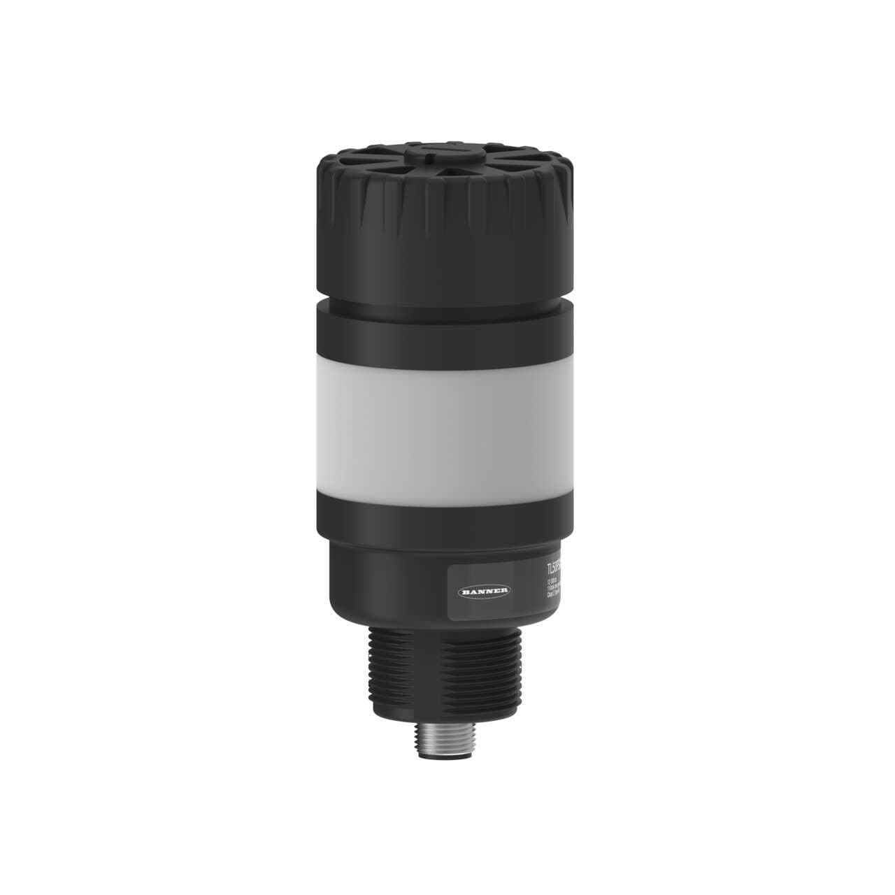 Banner TL50P1AQ TL50 Pro Tower Light with Audible, Standard Black Housing: 1 Lighted Segment; Voltage: 10-30 V dc; Environ. Rating: IP50; Colors: Multicolor; 5-pin M12 Integral QD Banner TL50P1AQ TL50 Pro Tower Light with Audible, Standard Black Housing: 1 Lighted Segment; Voltage: 10-30 V dc; Environ. Rating: IP50; Colors: Multicolor; 5-pin M12 Integral QD