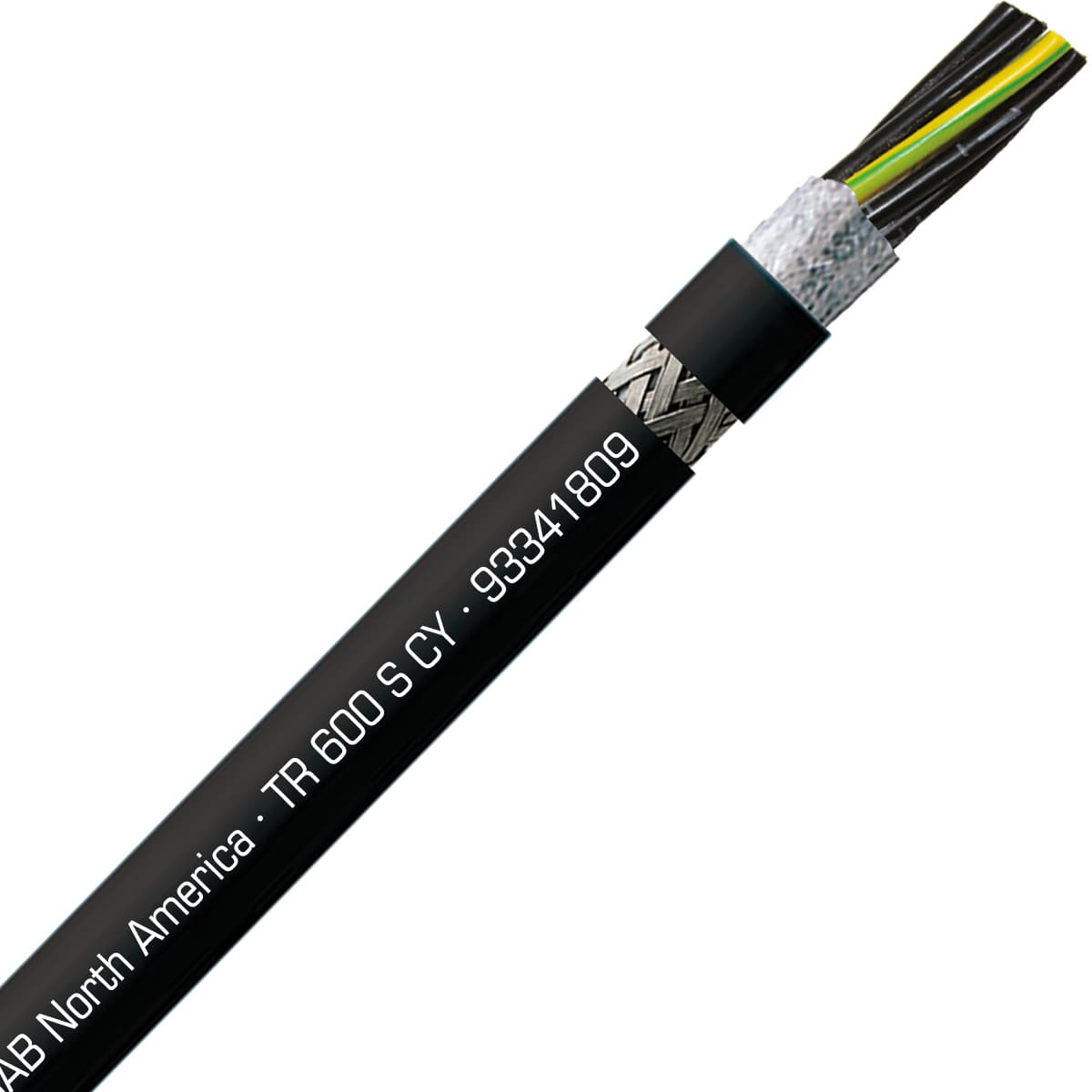 SAB 93341809 TR 600 S CY - 18 AWG/9c, shielded oil resistant flexible exposed run tray cable,UL, CSA, WTTC, CE RoHS SAB 93341809 TR 600 S CY - 18 AWG/9c, shielded oil resistant flexible exposed run tray cable,UL, CSA, WTTC, CE RoHS