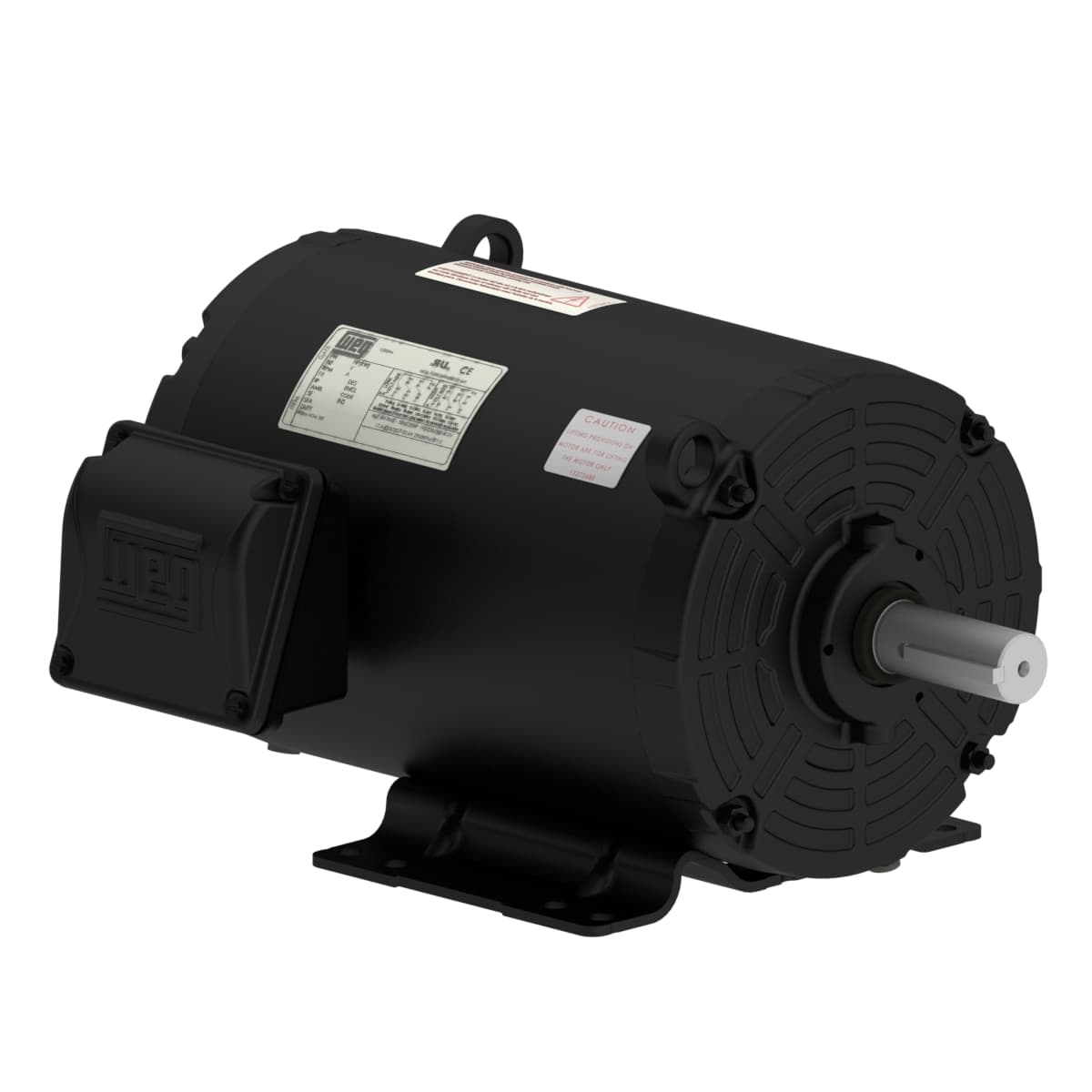 WEG 12963929 Rolled Steel High Efficiency 1 HP 6P 143/5T 3Ph 575 V 60 Hz IC418 - TEAO - Foot-mounted WEG 12963929 Rolled Steel High Efficiency 1 HP 6P 143/5T 3Ph 575 V 60 Hz IC418 - TEAO - Foot-mounted