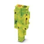 Phoenix Contact 3061716 Plug, for self-assembly, nom. voltage: 1000 V, nominal current: 41 A, connection method: Push-in connection, number of connections: 1, number of positions: 1, cross section: 0.5 mm² - 10 mm², AWG: 20 - 8, width: 8.2 mm, height: 49.3 mm, color: green/yello Phoenix Contact 3061716 Plug, for self-assembly, nom. voltage: 1000 V, nominal current: 41 A, connection method: Push-in connection, number of connections: 1, number of positions: 1, cross section: 0.5 mm² - 10 mm², AWG: 20 - 8, width: 8.2 mm, height: 49.3 mm, color: green/yello