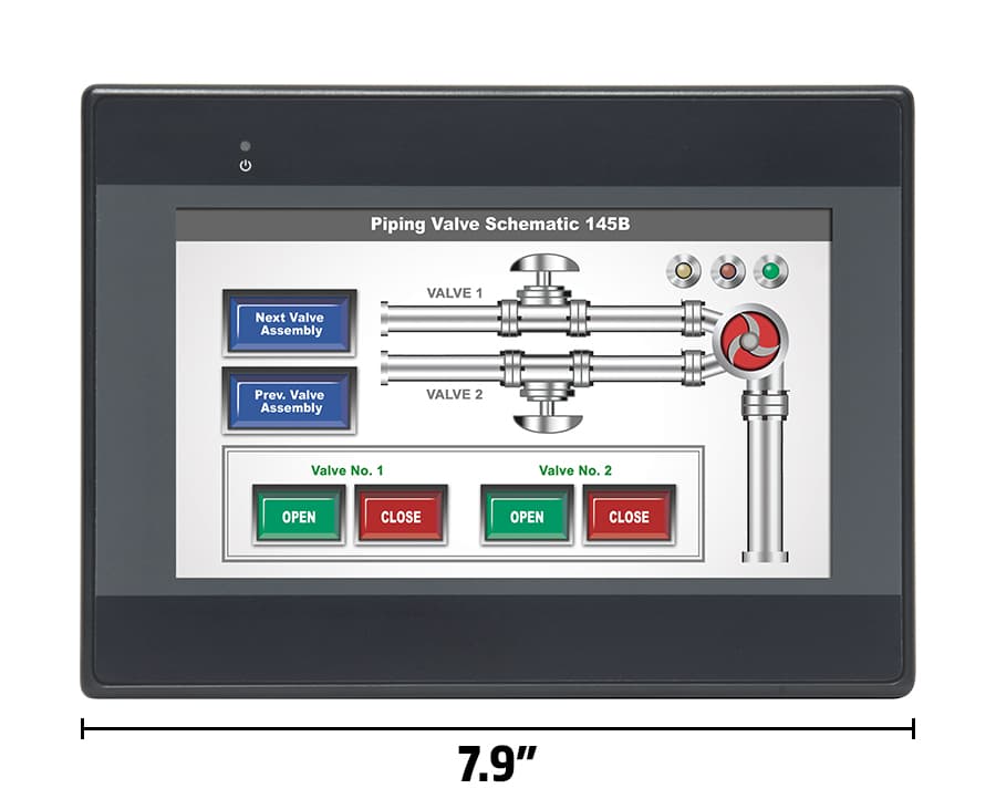 Maple Systems HMI5070LB 7.0" Advanced HMI, 2 Ethernet PortS, 1 USB Port, 2 Serial Ports, Light Grey, EasyAccess 2.0 included Maple Systems HMI5070LB 7.0" Advanced HMI, 2 Ethernet PortS, 1 USB Port, 2 Serial Ports, Light Grey, EasyAccess 2.0 included