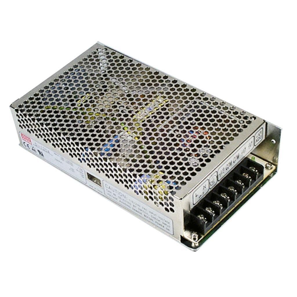 MEAN WELL D-120A AC-DC Dual output enclosed power supply; Output CH1 5Vdc at 12A CH2 12Vdc at 5A; D-120A is succeeded by RD-125A. MEAN WELL D-120A AC-DC Dual output enclosed power supply; Output CH1 5Vdc at 12A CH2 12Vdc at 5A; D-120A is succeeded by RD-125A.