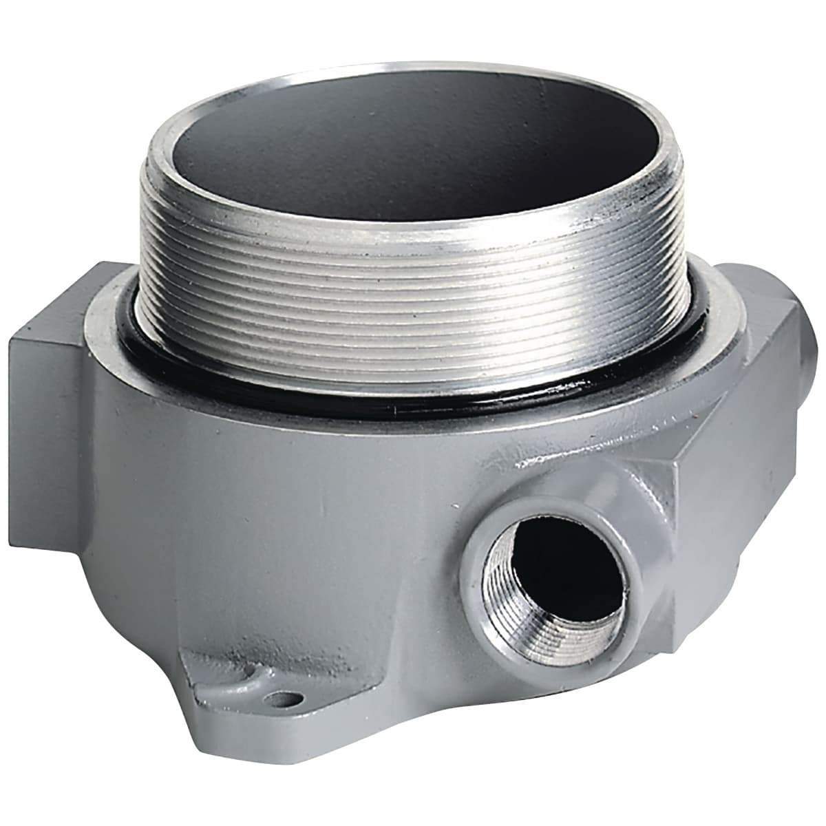 Hubbell HKB HK Series, 3-1/2 ID RD Body 3" DP, Class I, II, III, BCDEFG, UL/CSA/FM, Cast Aluminum, Type 4, Instrument Enclosure ; Compact round body instrument enclosure for use with threaded screw cover to provide easy access to interior. ; High strength, lighter w Hubbell HKB HK Series, 3-1/2 ID RD Body 3" DP, Class I, II, III, BCDEFG, UL/CSA/FM, Cast Aluminum, Type 4, Instrument Enclosure ; Compact round body instrument enclosure for use with threaded screw cover to provide easy access to interior. ; High strength, lighter w