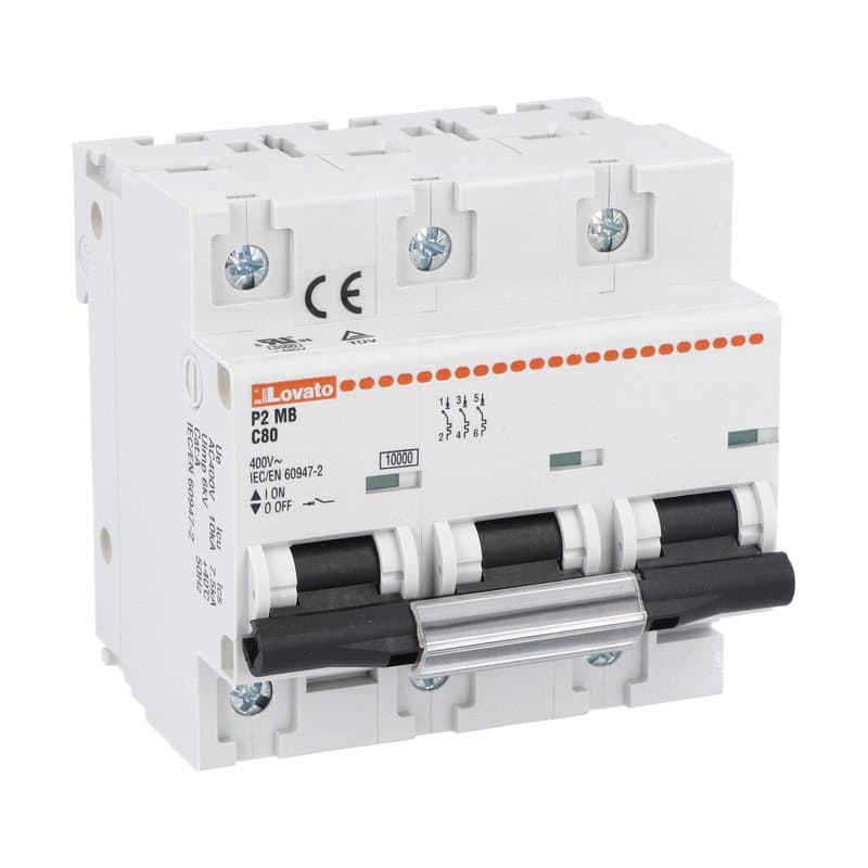 Lovato Electric P2MB3PC125 P2MB3PC125 Lovato - Miniature circuit breaker, 1P, 2P, 3P and 4P - 10kA, characteristic C, 125A Lovato Electric P2MB3PC125 P2MB3PC125 Lovato - Miniature circuit breaker, 1P, 2P, 3P and 4P - 10kA, characteristic C, 125A