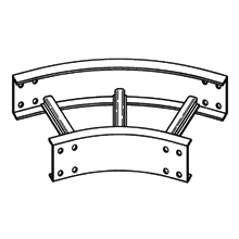16PSB-30-45HB12 Part Image. Manufactured by B-Line.