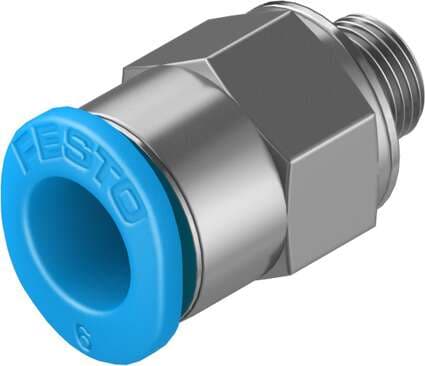Festo 130779 push-in fitting QSM-M5-6-100 male thread with external hexagon. Size: Mini, Nominal size: 2,1 mm, Type of seal on screw-in stud: Sealing ring, Assembly position: Any, Container size: 100 Festo 130779 push-in fitting QSM-M5-6-100 male thread with external hexagon. Size: Mini, Nominal size: 2,1 mm, Type of seal on screw-in stud: Sealing ring, Assembly position: Any, Container size: 100