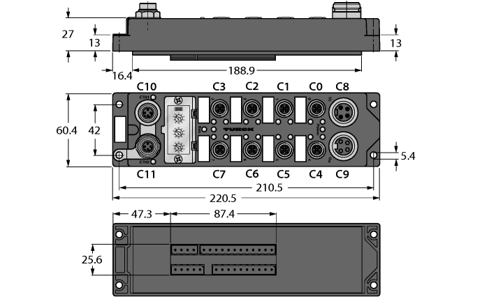 Turck FGEN-XSG16-4001-ST FGEN-XSG16-4001-ST Turck - FGEN-XSG16-4001-ST Compact multiprotocol I/O module for Ethernet, 16 configurable digital channels, pnp inputs / outputs 2 A Turck FGEN-XSG16-4001-ST FGEN-XSG16-4001-ST Turck - FGEN-XSG16-4001-ST Compact multiprotocol I/O module for Ethernet, 16 configurable digital channels, pnp inputs / outputs 2 A