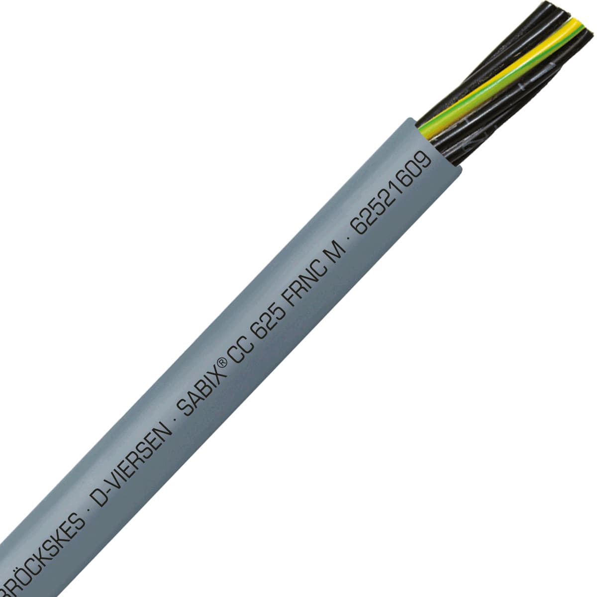 SAB 62521609 SABIX CC 625 FRNC M - 16 AWG/9c, halogen-free flame retardant flexible control cable, UL, CSA, CE, RoHS SAB 62521609 SABIX CC 625 FRNC M - 16 AWG/9c, halogen-free flame retardant flexible control cable, UL, CSA, CE, RoHS