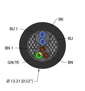 Turck BLK,PVC,1UTPX16+1UTRX16,TCERDB BLK,PVC,1UTPX16+1UTRX16,TCERDB Turck - BLK,PVC,1UTPX16+1UTRX16,TCERDB Power Tray/Exposed Run/Direct Burial Cable, Reelfast™ Bulk Cable Turck BLK,PVC,1UTPX16+1UTRX16,TCERDB BLK,PVC,1UTPX16+1UTRX16,TCERDB Turck - BLK,PVC,1UTPX16+1UTRX16,TCERDB Power Tray/Exposed Run/Direct Burial Cable, Reelfast™ Bulk Cable